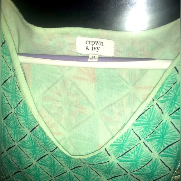 Crown👗Ivy Teal BoHo Dress - Picture 8 of 12